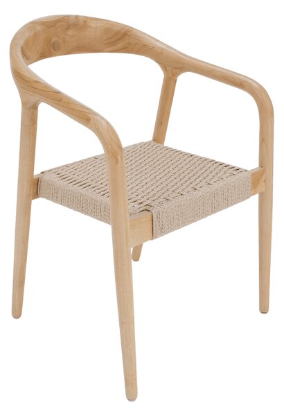 KONDELA Židle, masivní dřevo, přírodní, SAVILA