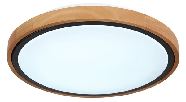 Globo 41764-12 LED stropní svítidlo Bruno 1x12W | 530lm | 3000-4500-6000K - opál, černá, hnědá
