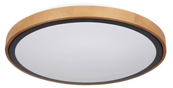 Globo 41764-24 LED stropní svítidlo Bruno 1x24W | 1000lm | 3000-4500-6000K - opál, černá, hnědá
