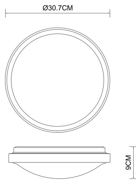 Globo 41764-12 LED stropní svítidlo Bruno 1x12W | 530lm | 3000-4500-6000K - opál, černá, hnědá