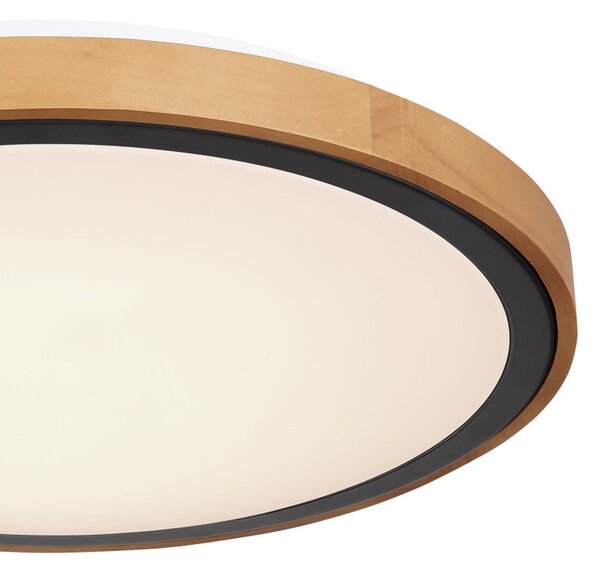 Globo 41764-24 LED stropní svítidlo Bruno 1x24W | 1000lm | 3000-4500-6000K - opál, černá, hnědá