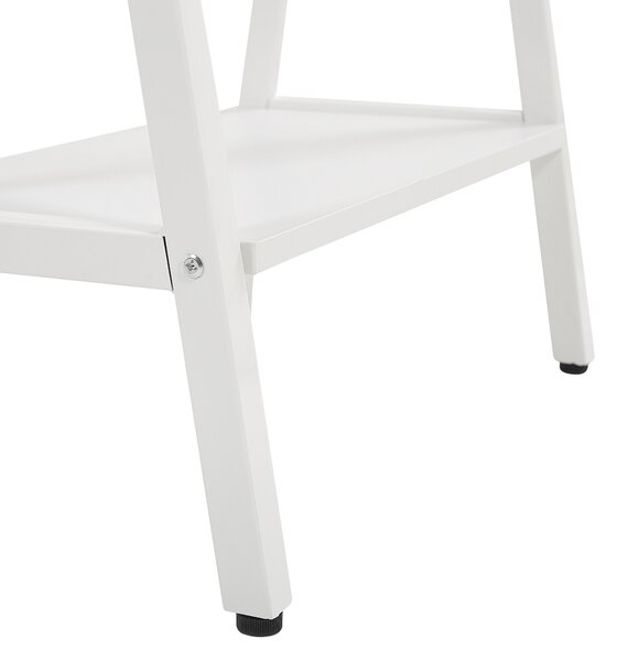Pracovní stůl HEBER Hnědá/Bílá 140 cm 60 cm se zásuvkami