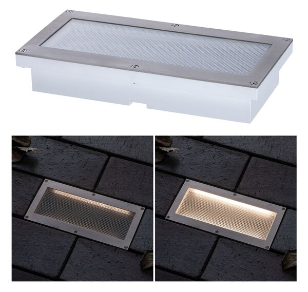 Paulmann 94239 Aron, zemní solární svítidlo se senzorem, 1,5W LED 3000K, 20x10cm, IP67