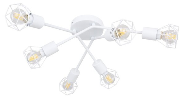 Globo 54802W-6 přisazené stropní svítidlo Xara 6x40W | E14 - bílá