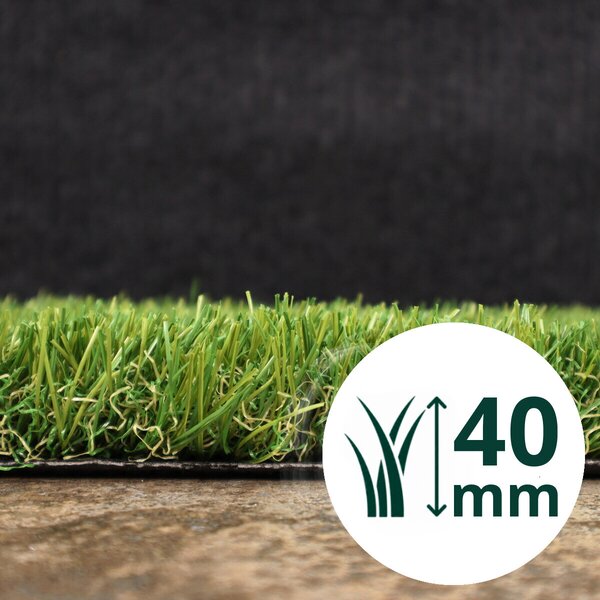 Europe Grass, Umělá tráva Rosalia, na míru, šíře 4m, zelená