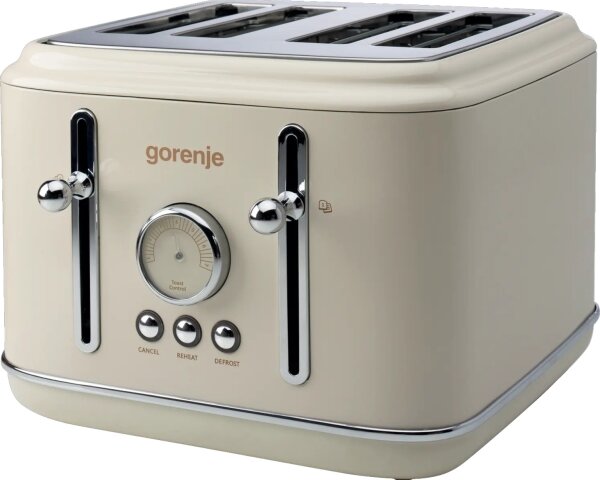 GORENJE T2300CLIN - Topinkovač se čtyřmi otvory 1150W/230V béžová