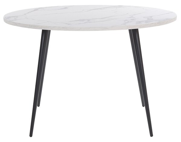 Jídelní stůl ODEON Bílý mramor 120 cm 120 cm
