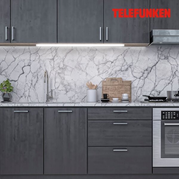 TF 202806TF TELEFUNKEN CCT svítidlo pod skříňku s čidlem, 80 cm, 7 W, 720 lm, bílé - BRILONER