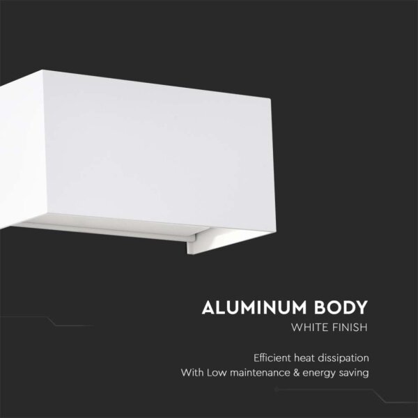 LED Venkovní nástěnné svítidlo LED/24W/230V 4000K IP65 bílá