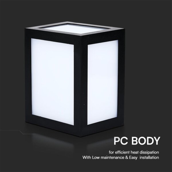 LED Venkovní nástěnné svítidlo LED/12W/230V 6400K IP65 černá