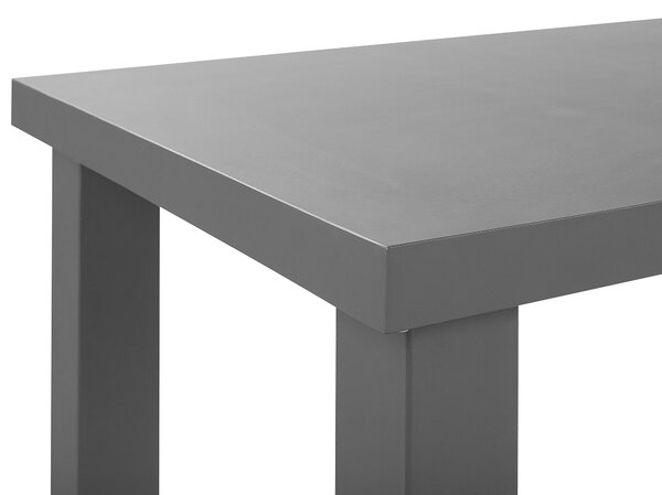 Zahradní jídelní souprava s lavicemi a židlemi 6místná TARANTO Beton Šedá