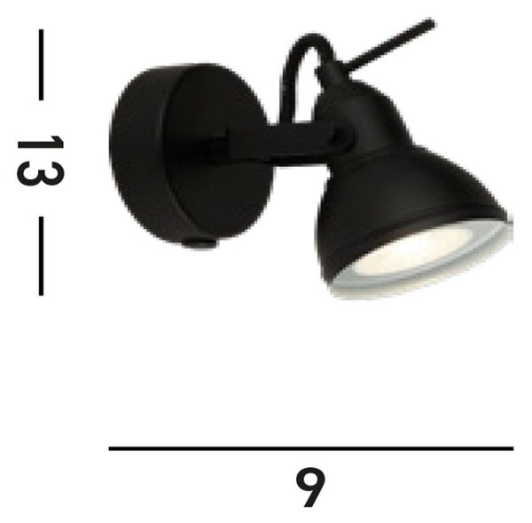 Searchlight 1541BK Focus bodovkové svítidlo kov