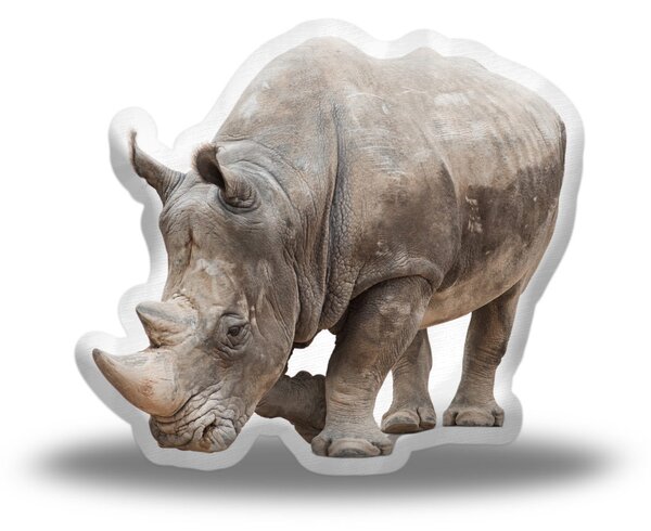 Sablio 3D polštář ve tvaru Nosorožec