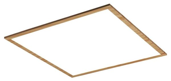 Rabalux 6908 ALMOND - LED svítidlo na strop v imitaci dřeva, LED 40W, 4000K, 60 x 60cm (Moderní stropní svítidlo v imitaci bukového dřeva)