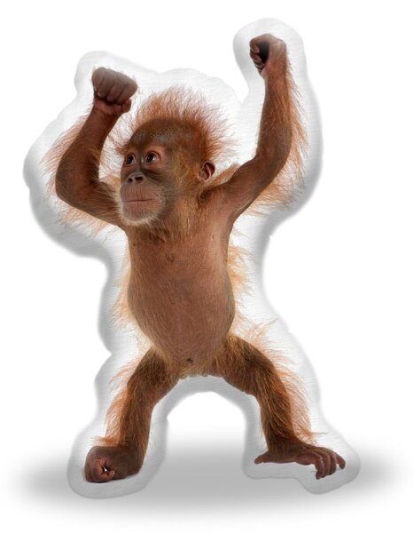 Sablio 3D polštář ve tvaru Orangutan