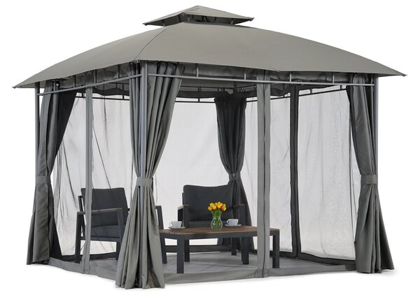 Garden Point Sicily 3x3m antracitový zahradní pavilon