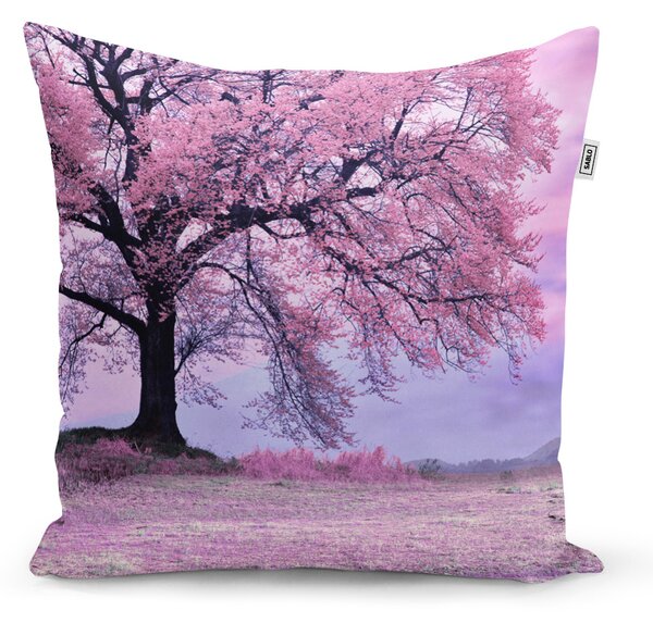 Sablio Polštář Růžový strom - 60x60 cm