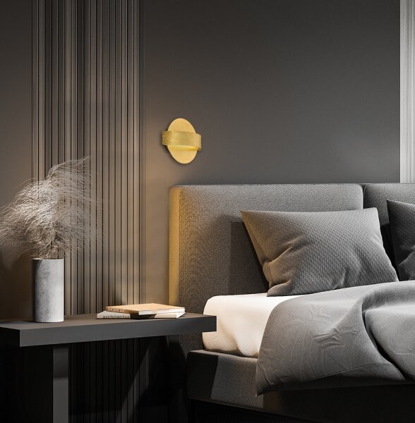 LED Nástěnné svítidlo KOBEN LED/11W/230V zlatá