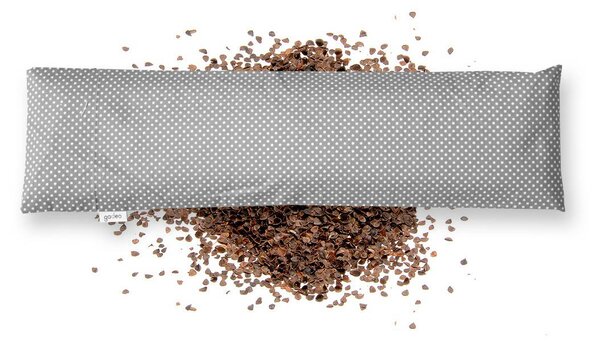 GADEO nahřívací pohankový bederní polštářek LITTLE DOTS GREY