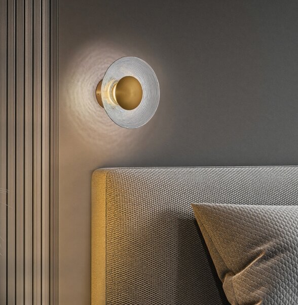 LED Nástěnné svítidlo GLAMOUR LED/9W/230V zlatá