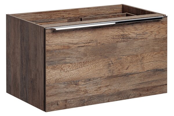 Koupelnová skříňka SANTA FE OAK 100cm + deska + umyvadlo + regál