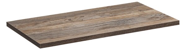 Koupelnová skříňka SANTA FE OAK 100cm + deska + umyvadlo + regál