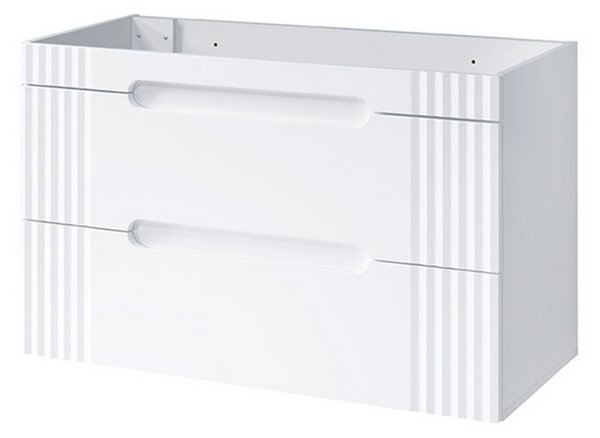 Koupelnová skříňka FIJI WHITE 100cm + umyvadlo