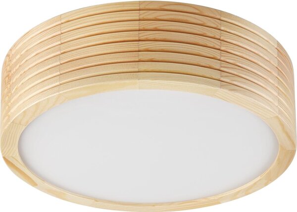 Stropní svítidlo NATURAL MODERN 1xE27/15W/230V pr. 27,5 cm borovice