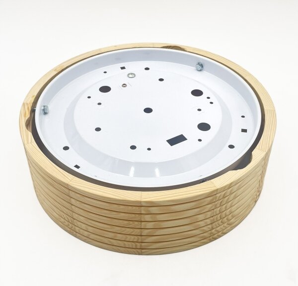 Stropní svítidlo NATURAL MODERN 1xE27/15W/230V pr. 27,5 cm borovice