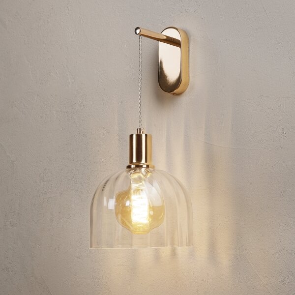 Nástěnná lampa VIVE 1xE27/15W/230V zlatá