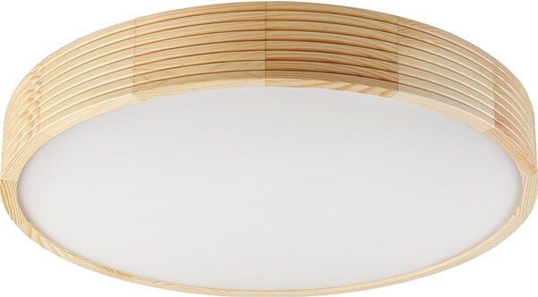 Stropní svítidlo NATURAL MODERN 4xE27/15W/230V pr. 58 cm borovice