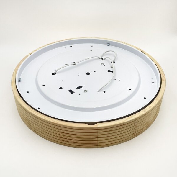 Stropní svítidlo NATURAL MODERN 3xE27/15W/230V pr. 47,5 cm borovice