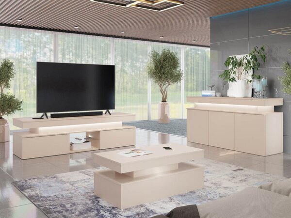 Sestava nábytku do obývacího pokoje Lestirola Bis X, Barva:: pouštní písek 5903211450389