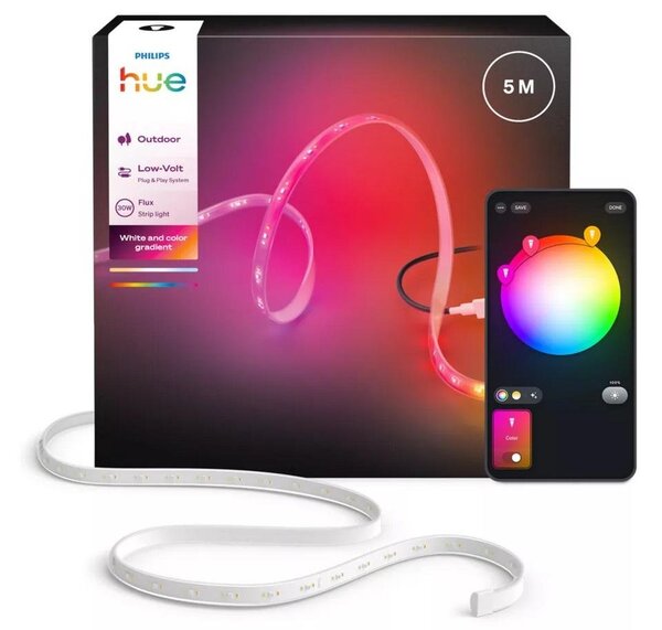 PH 8721103088970 Hue Flux venkovní světelný pás 5m EU 2200-6500K RGB - PHILIPS