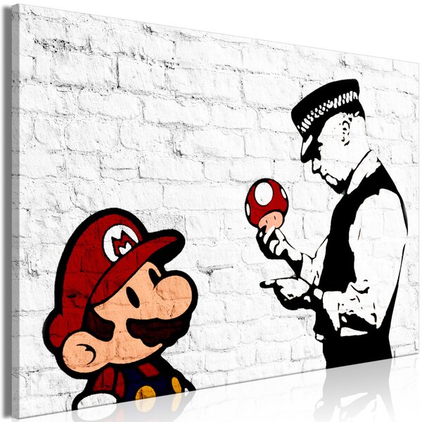 Obraz XXL Mario Bros (Banksy)