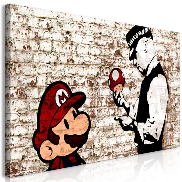 Obraz XXL Mario Bros: Stržená zeď II