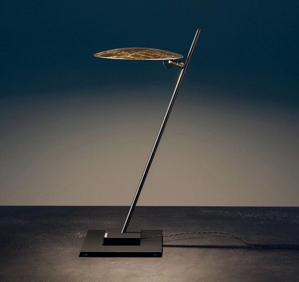 Catellani & Smith Luxusní stolní LED lampa Lederam T1, 2700K, 1x10W Barva: Bílá/Satén