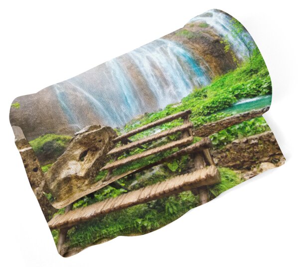Sablio Deka Posezení u vodopádu - 150x120 cm