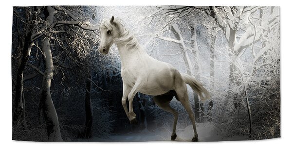 Sablio Ručník Bílý kůň - 30x50 cm
