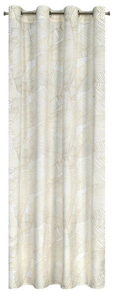 ZATEMŇOVACÍ ZÁVĚS NA KROUŽCÍCH LIMITED COLLECTION LUNA2 140X250 CM BÍLÁ