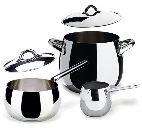 Alessi designové rendlíky Mami Polished (objem 160 cl)