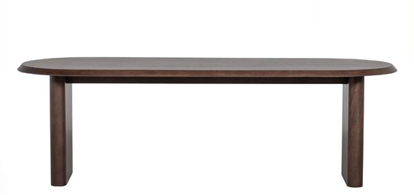 -25 % Dny MOMENTI– WOOOD Dřevěný hnědý oválný jídelní stůl Ellisie 90 x 240 cm