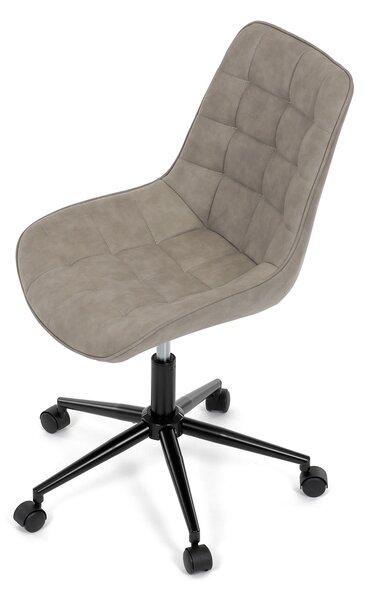Vikio Židle kancelářská béžová látka v dekoru broušené kůže AKZ125L
