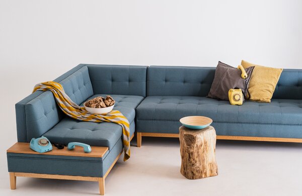 Nordic Design Rohová pohovka Tomm 295 cm, levá