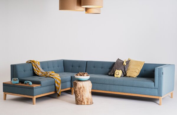 Nordic Design Rohová pohovka Tomm 295 cm, levá