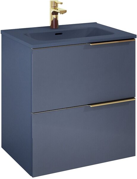 Elita Soho skříňka 60x45.3x63.5 cm pod umyvadlo závěsná modrá RE010604047030