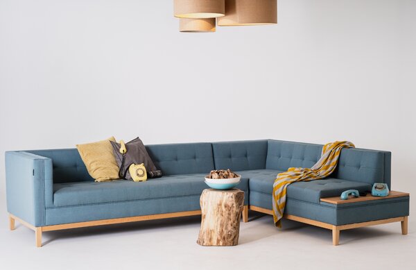 Nordic Design Rohová pohovka Tomm 295 cm, pravá