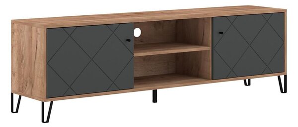 Televizní stolek SULA 184x40 cm dub craft/černá