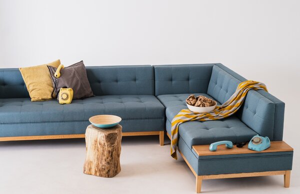 Nordic Design Rohová pohovka Tomm 295 cm, pravá