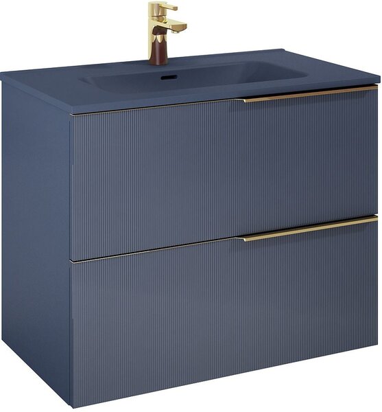 Elita Soho skříňka 80x45.3x63.5 cm pod umyvadlo závěsná modrá RE010804047030